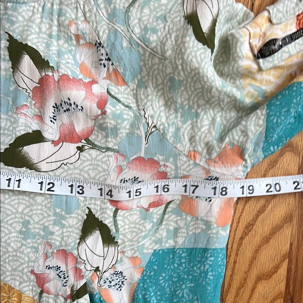 Sanctuary Patchwork Print Bomber Jacket Size Small - image 4